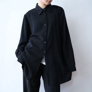 " SAG HARBOR " over silhouette embroidery design black shirt