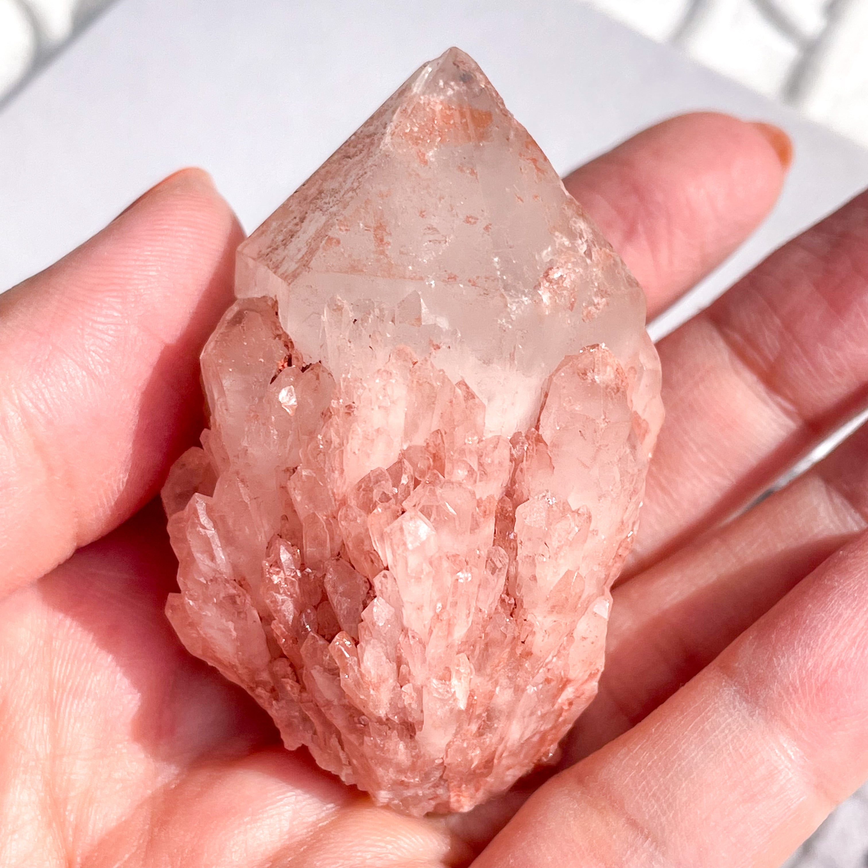 ピンクキャンドルクォーツ　原石　マダガスカル産　天然石 Pink Candle Quartz 3 ✧ ピンクキャンドルクォーツ | FLUXY - 天然石