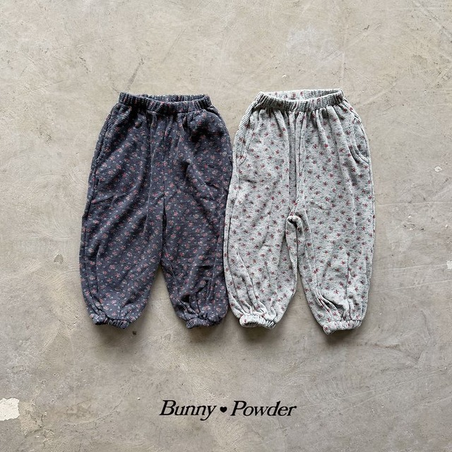 【取寄】bunny powder｜garden jogger pants｜ガーデンジョガーパンツ｜S-4XL｜kids&jr｜26 autumn