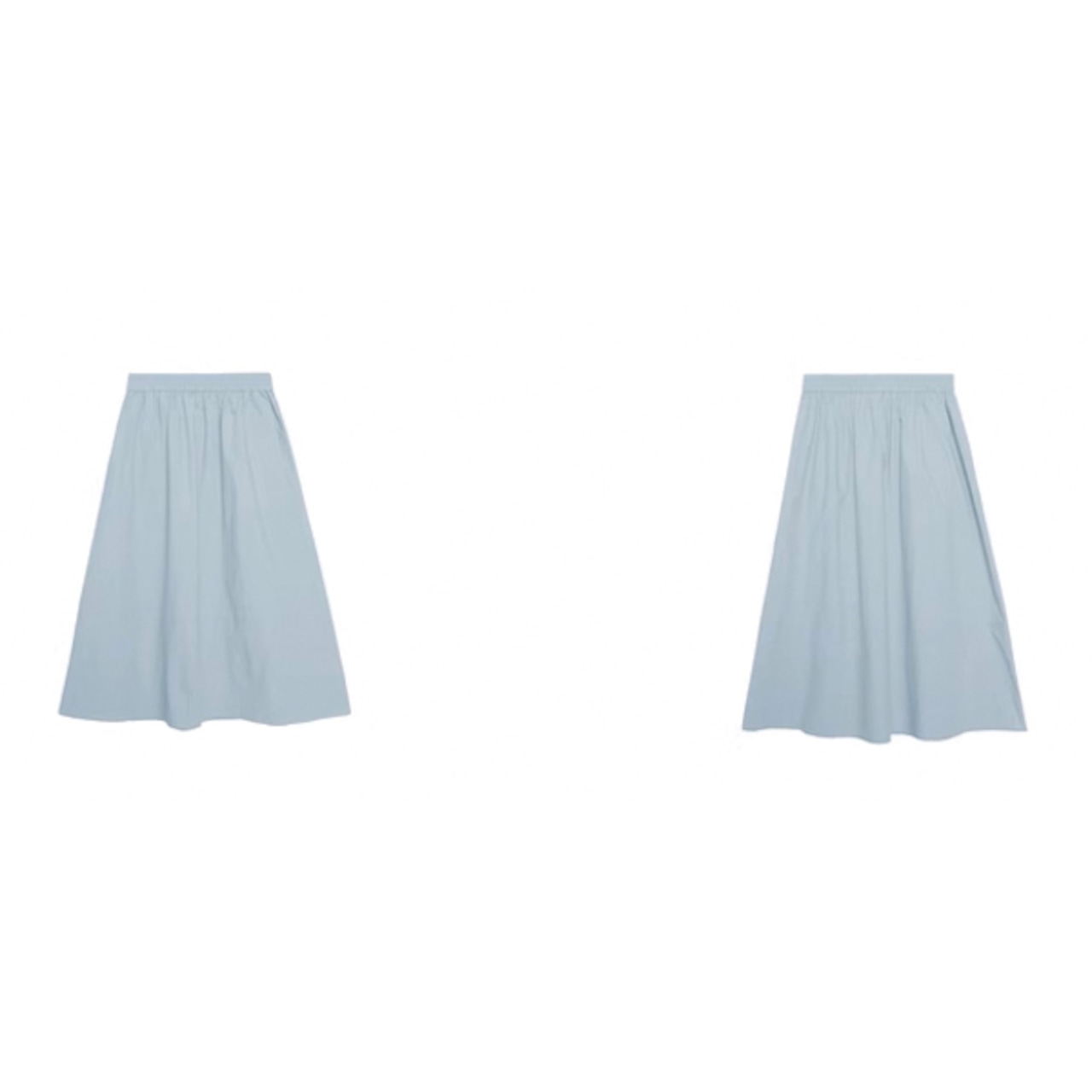 【2color】フード付きジップウィンドブレーカー&ルーズAラインスカートのセットアップ S0195