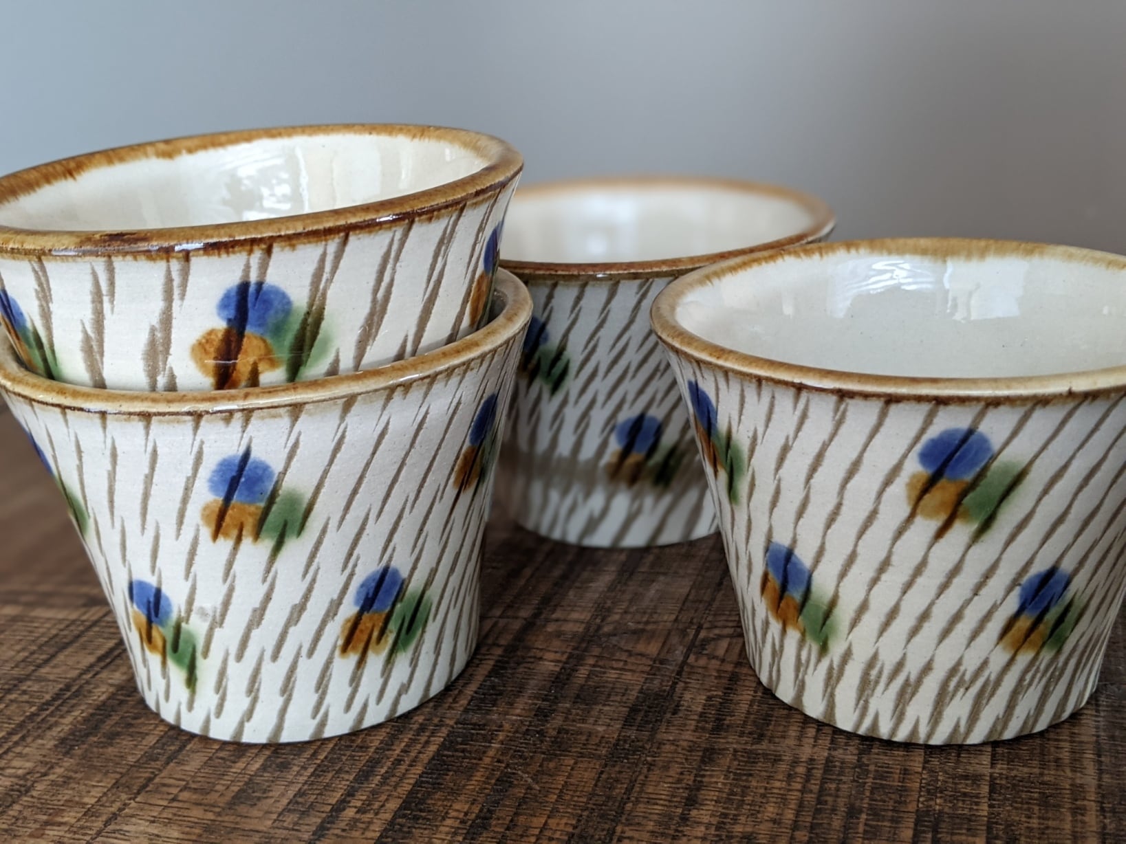 壺屋焼 やちむん フリーカップ（染付飛鉋） | 育陶園 | inoya | Basic