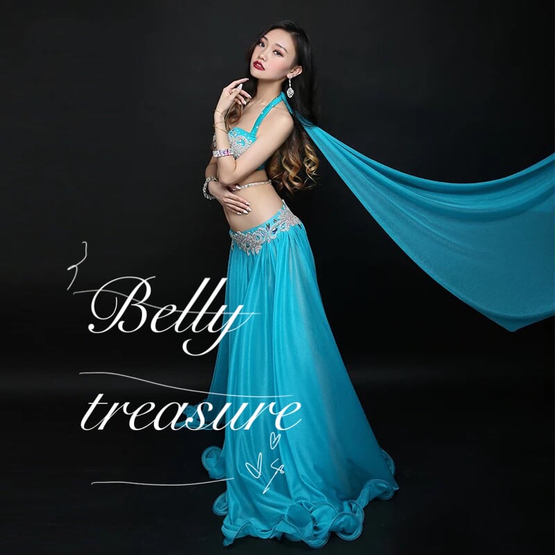 ベリーダンス☆お衣装 ベリーダンス衣装 3カラー QCZW YC093 202306 | Belly Treasure®︎