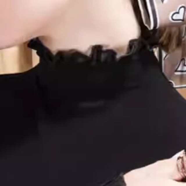 フリル ハイネック ロングスリーブ ダンスカットソー ds1099