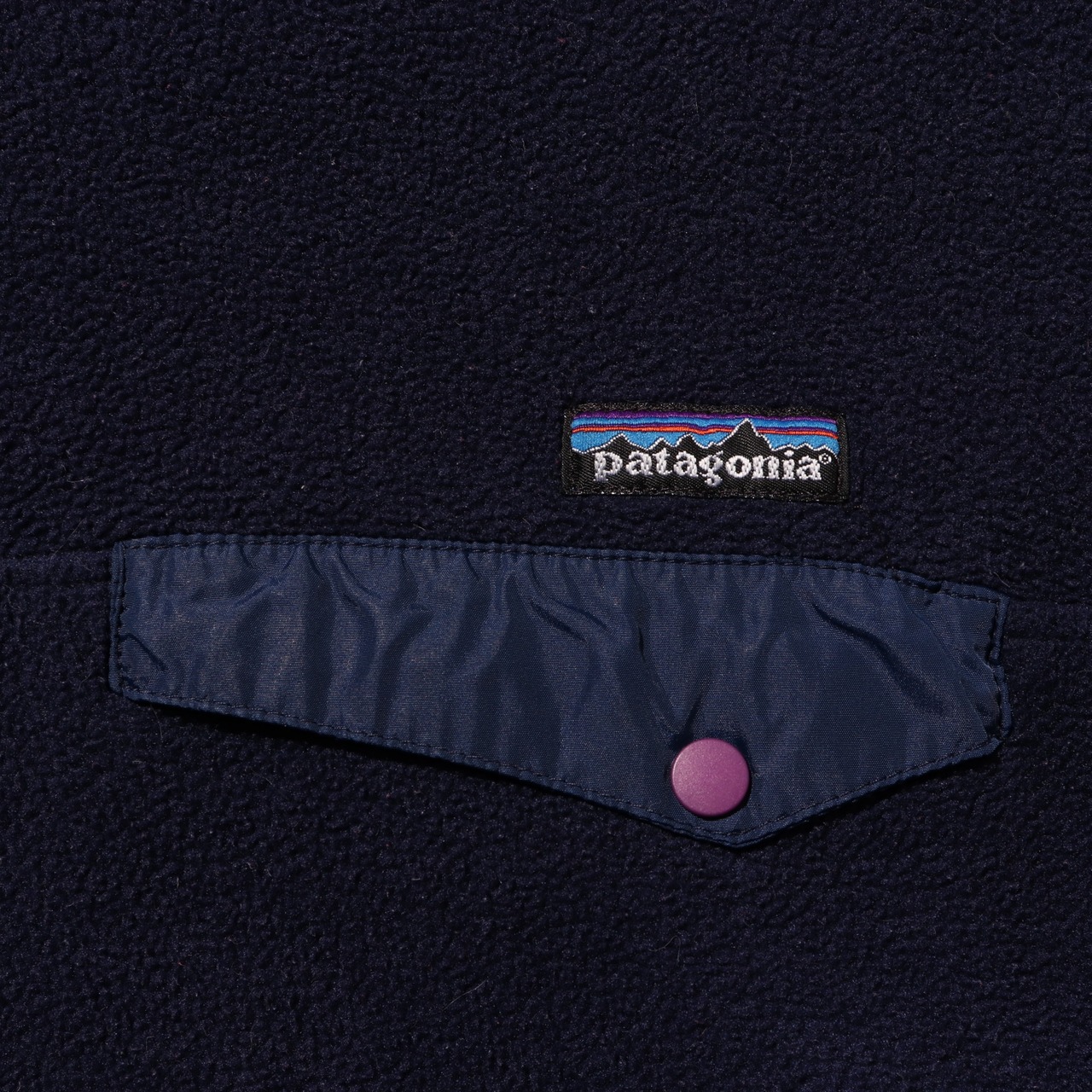 美品 L 米国製 90s ネイビー シンチラ スナップt Patagonia パタゴニア フリース synchilla