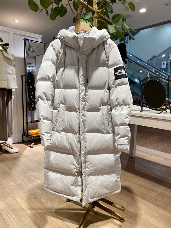 THE NORTH FACE WHITE LABEL】ロングダウンジャケット[color:シルバー