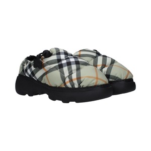 BURBERRY バーバリー レディース スリップオン ファブリック グリーン