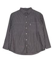 【#Re:room】PIN STRIPE BIG SHIRTS［RES095］