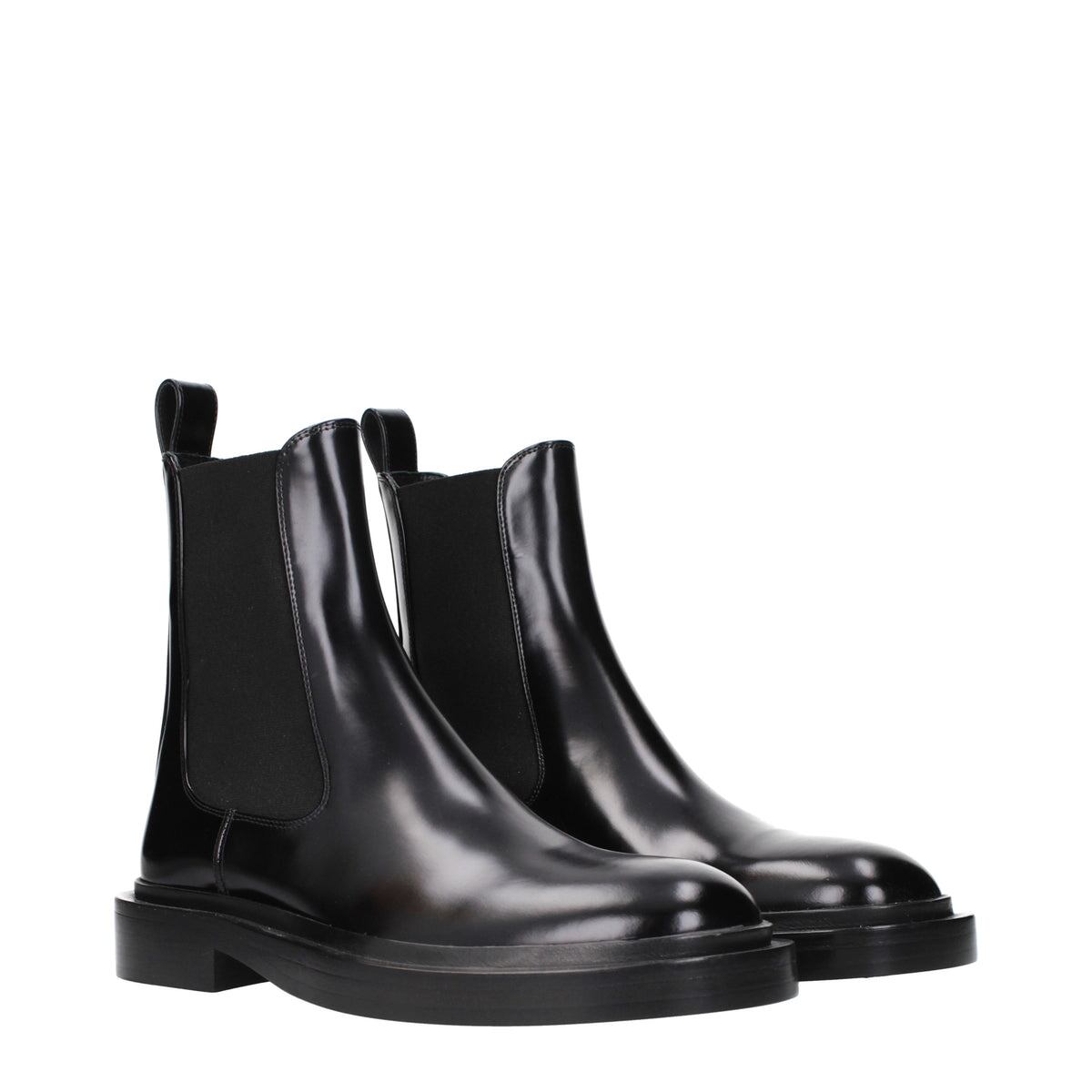 【新品】JIL SANDER ジルサンダー レディース アンクルブーツ レザー ブラック WU0066P2775001