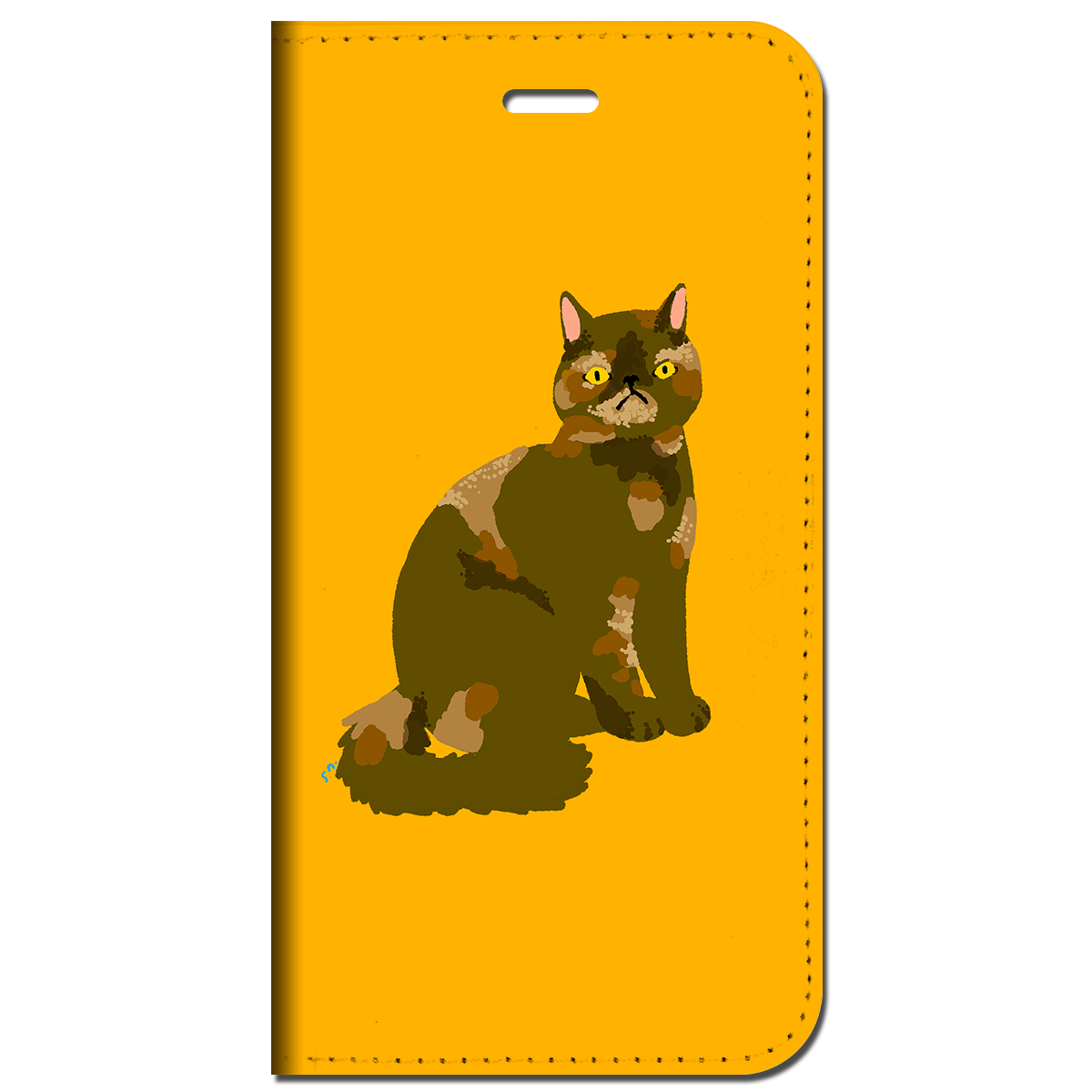 iPhone対応 スマホ 手帳型ケース ネコのミコミックス イラスト 猫 キュート デザイナーズ 動物 【iPhone17 / iPhone16 / iPhone16e / iPhoneSE 他 iPhone各機種対応】 st70