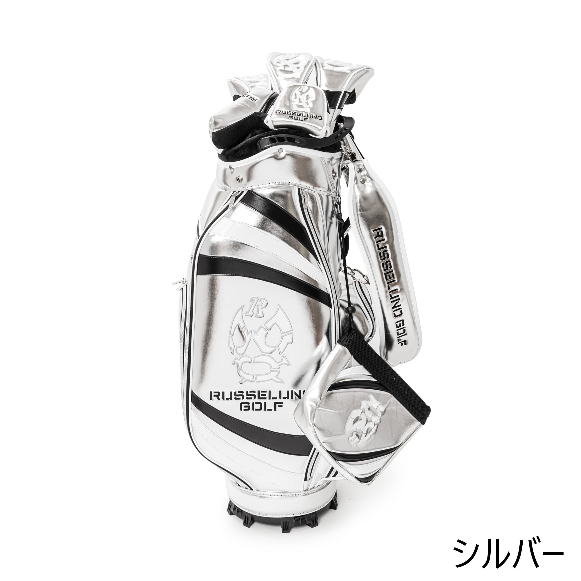 ラッセルノRusseluno キャディバッグ　ヘッドカバーセット ラッセルノ Russeluno GOLF キャディバッグ＆ヘッドカバーセット【10