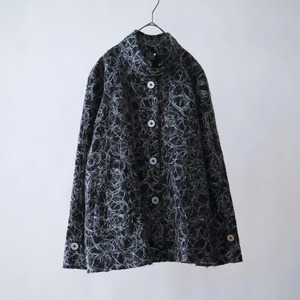 embroidery & tin strap design jacket