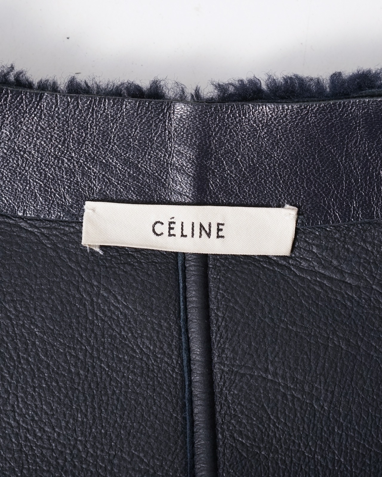 〈CÉLINE by phoebe philo〉Mouton rider's jacket