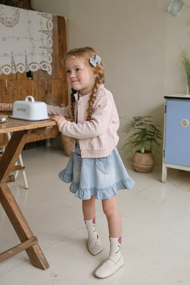 【1/31〆予約】<flo>  Joa denim skirt