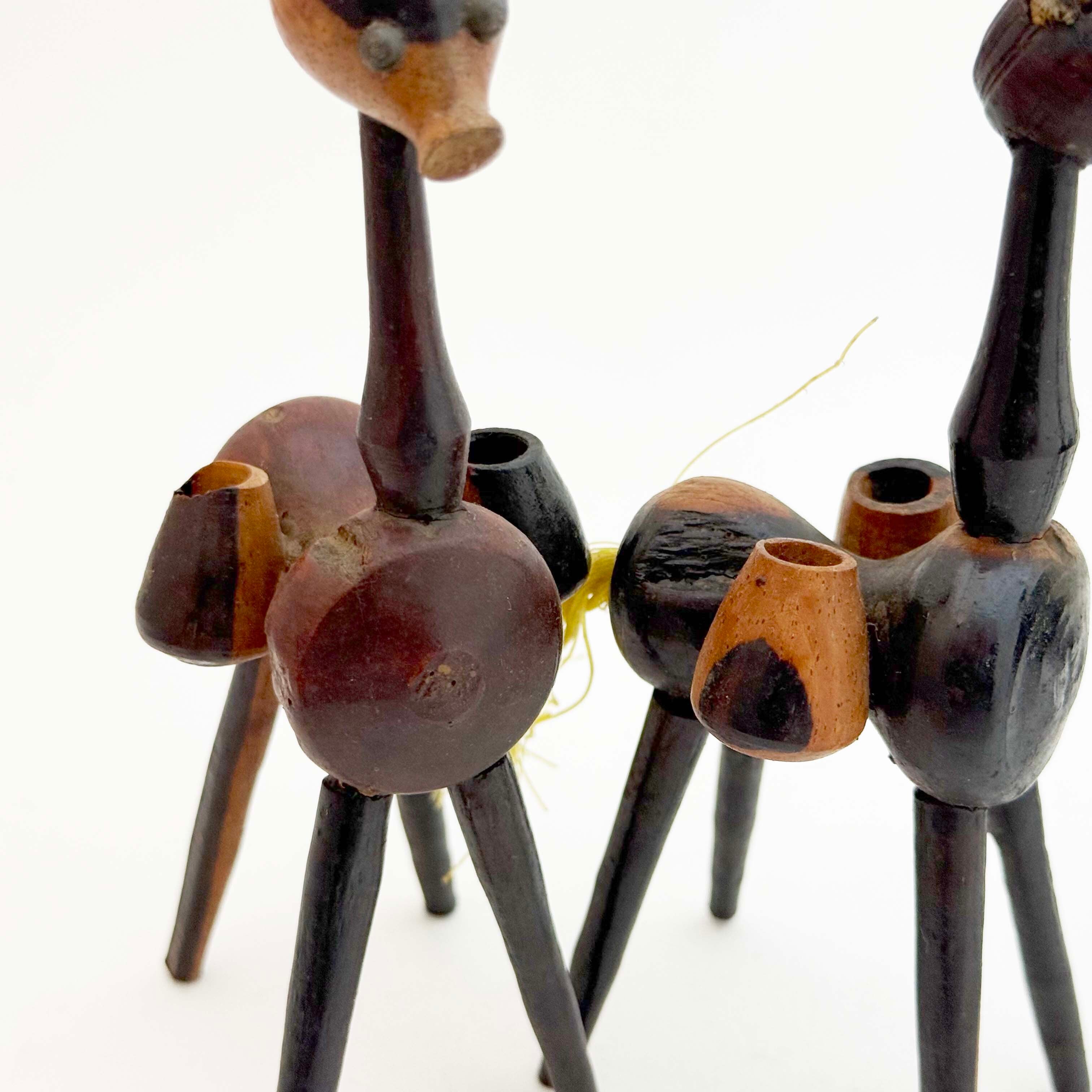 馬のヴィンテージ木人形（メキシコ製）