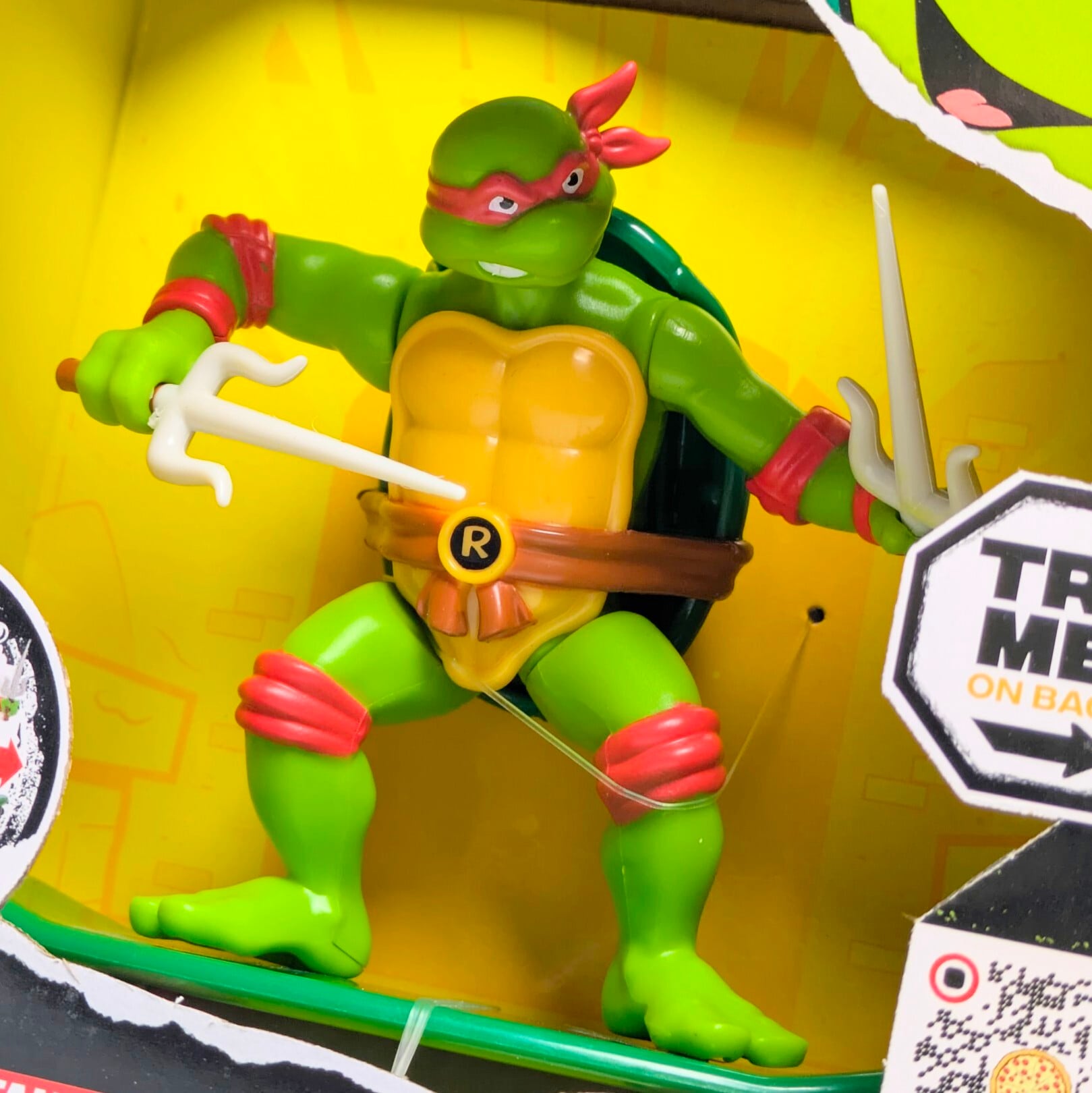 ☆US直輸入☆【 Teenage Mutant Ninja Turtles( ティーンエイジ ミュータント ニンジャ タートルズ )】 Turtles Sewer Shredders Pull Back Vehicles / 5インチ タートルズ スケートプルバックトイ / ラファエロ〚アメリカン雑貨 アメトイ〛