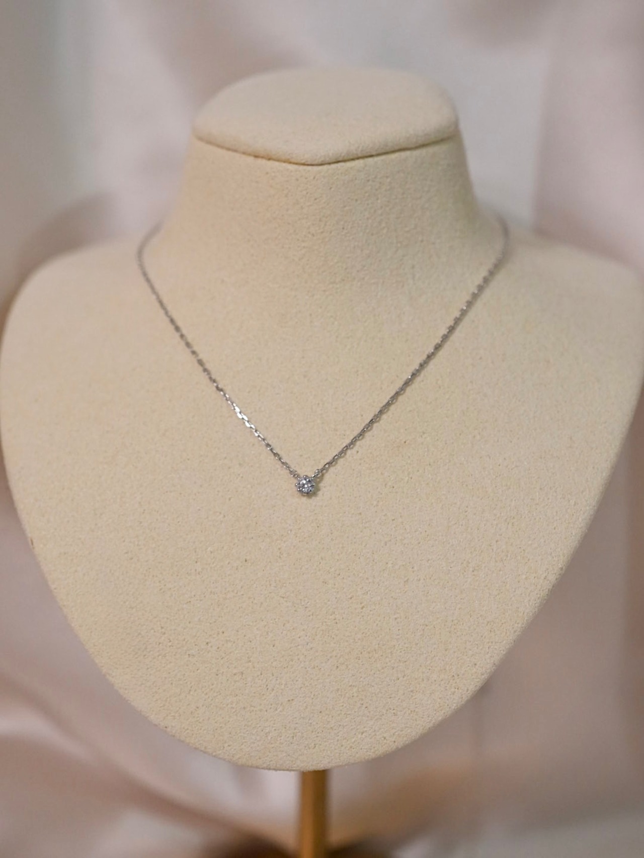 〈Near Jewery Collection〉one stone necklace