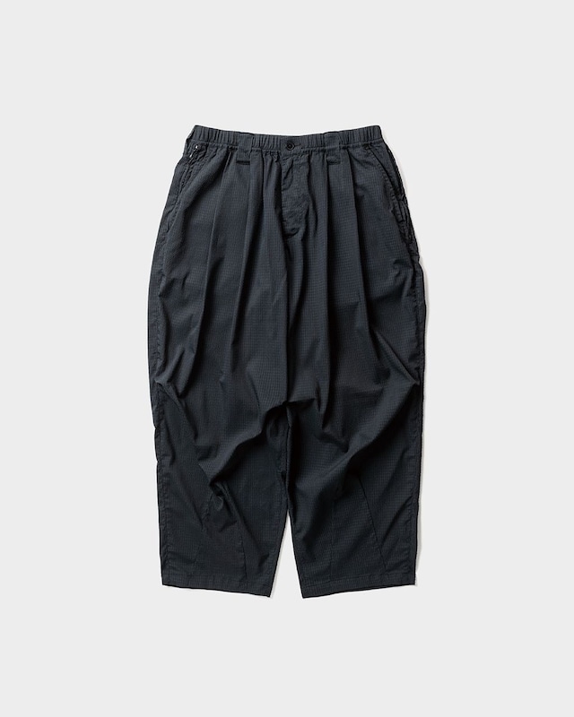 TIGHTBOOTH / SEERSUCKER BALLOON PANTS / BLACK