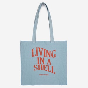 «sold out» BOBO CHOSES Living In A Shell blue tote bag