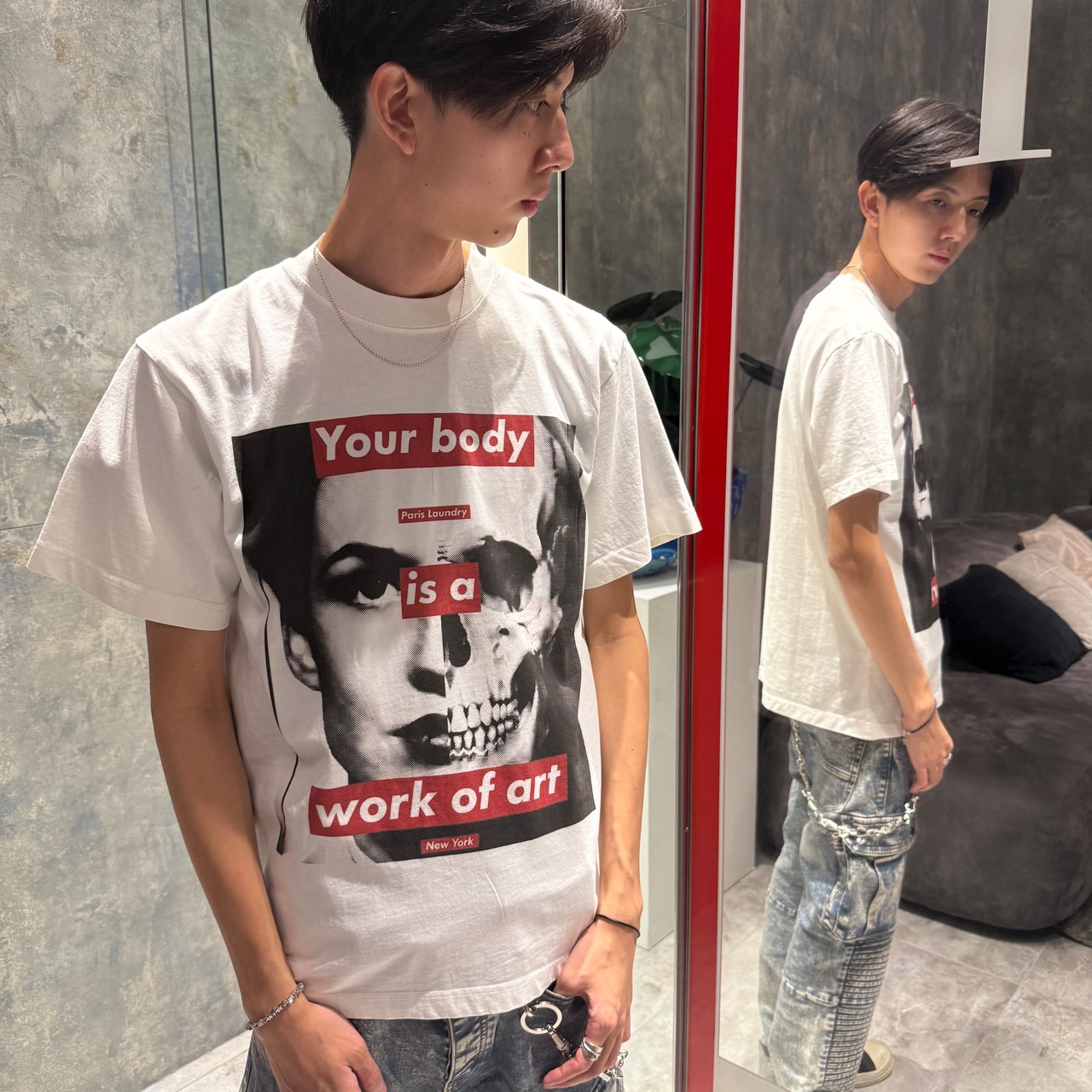 【PARIS LAUNDRY】ARTDASHWORK TSHIRT - 7