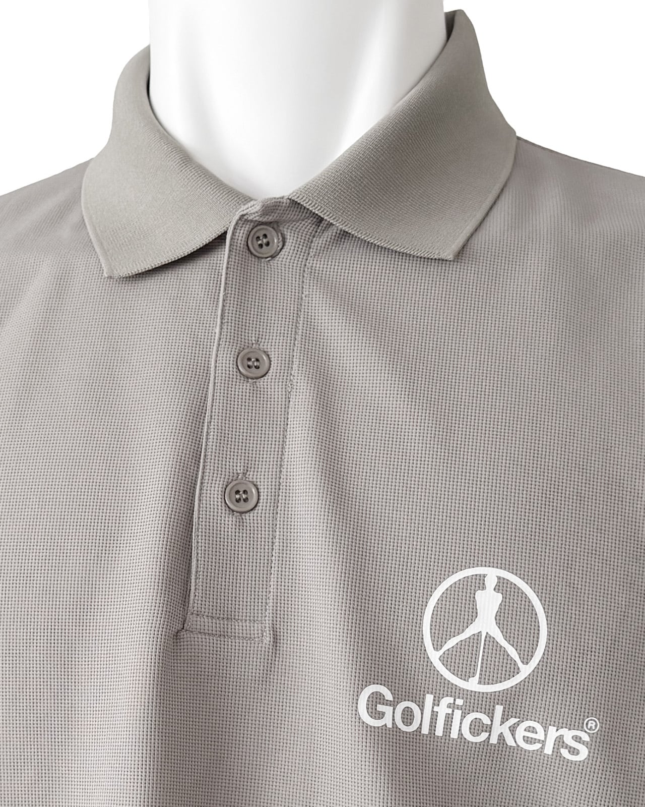 HOLE 671] UVカット & COOL シャツ -Gray- | Golfickers
