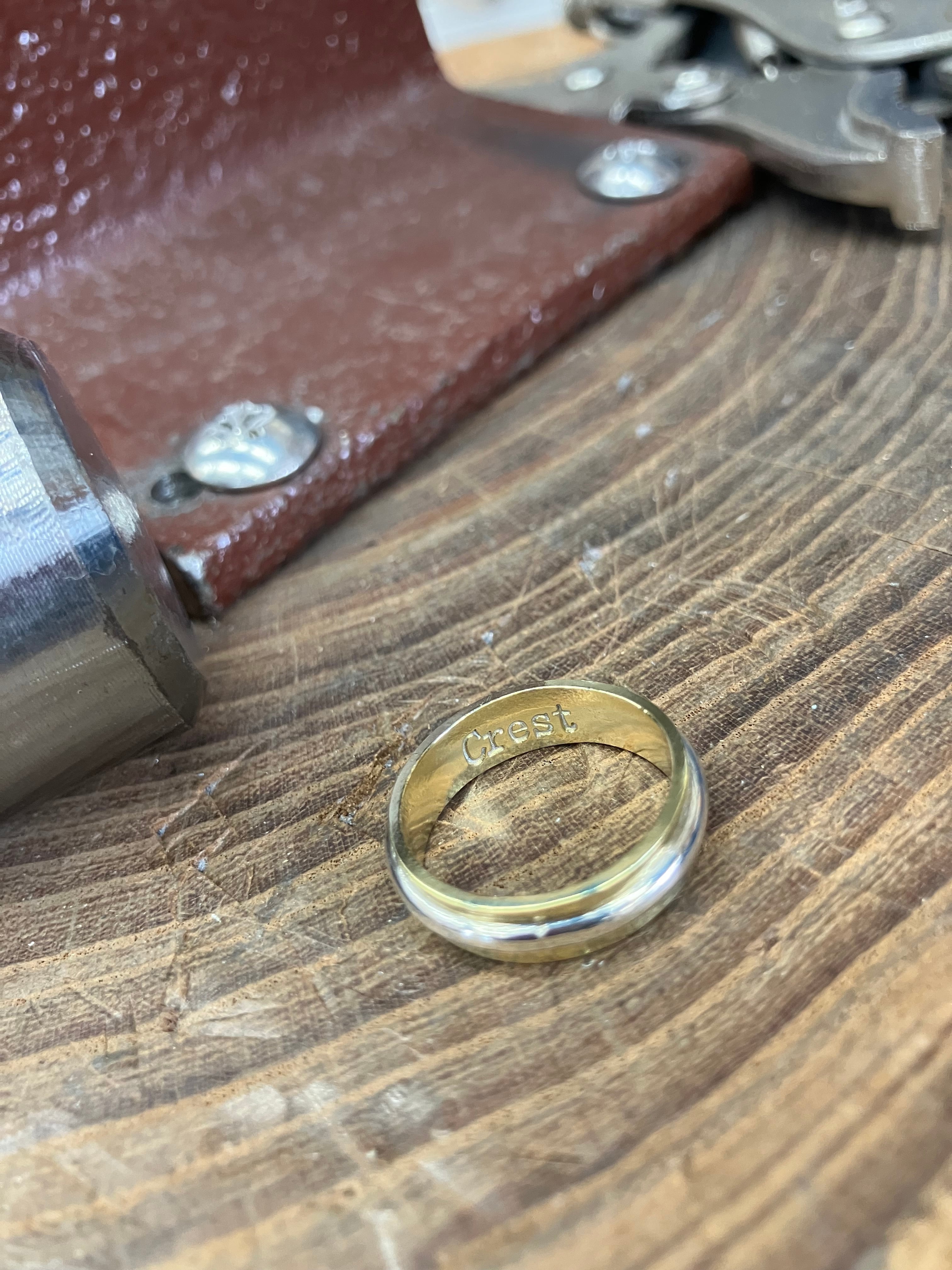 SAND Ring （真鍮andシルバー925) | SHONAN FACTORY CREST