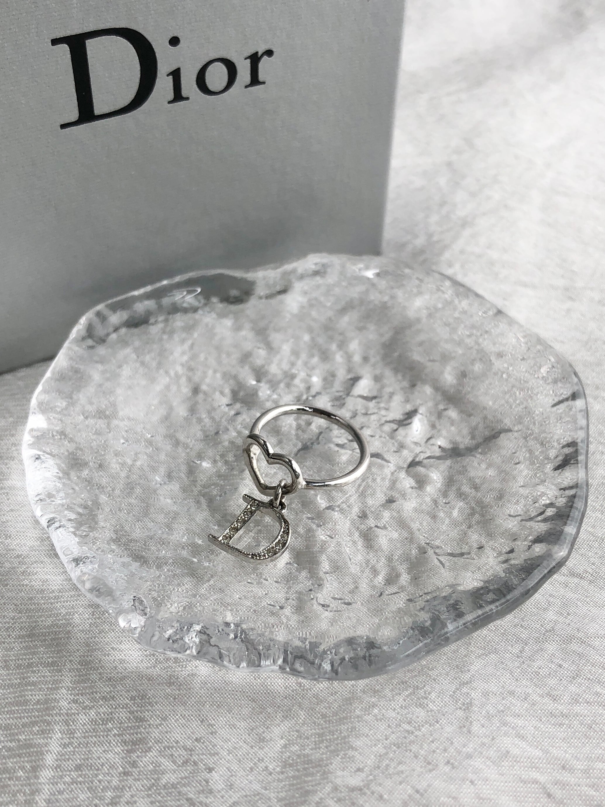 Christian Dior クリスチャン ディオール 指輪 シルバー ハート