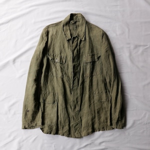 GERMAN VINTAGE LINEN WORK JACKET