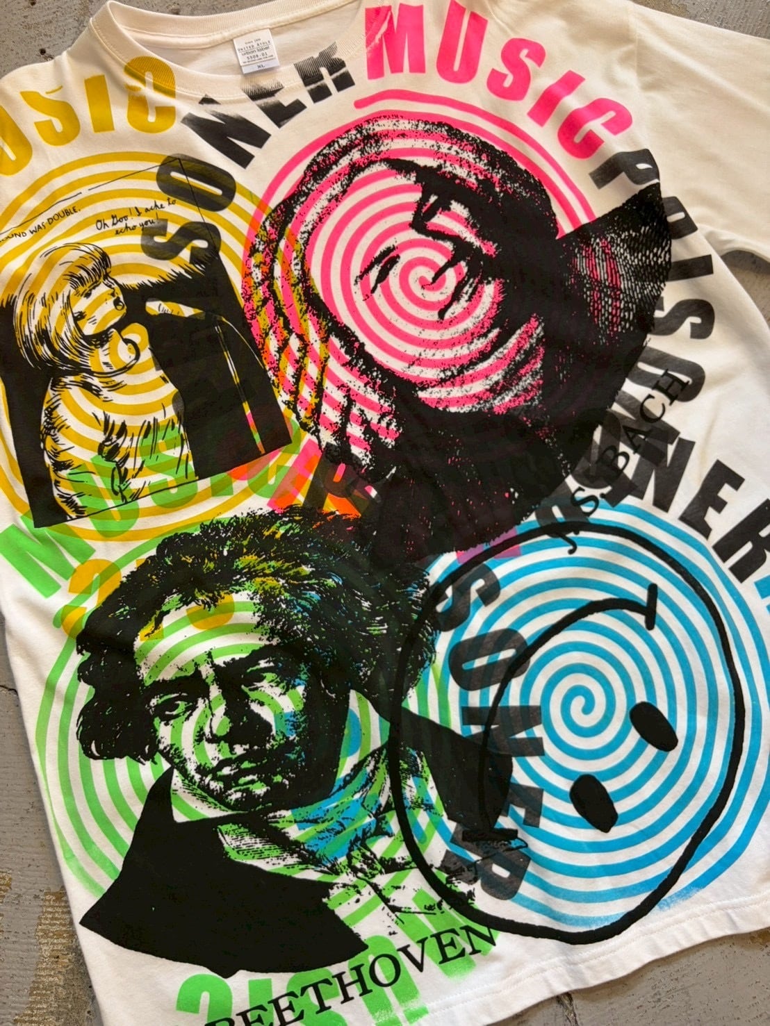 CHOOSE ME 手刷りプリントT-SHIRT | vintage clothing twoface