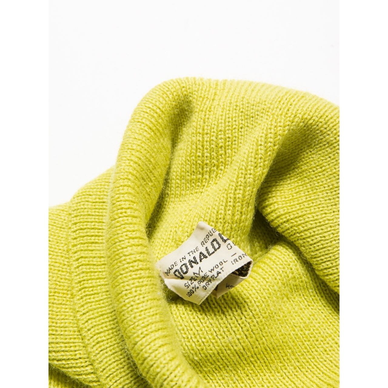 【DONALD DAVIES OF DUBLIN】70s vintage turtle neck sweater（アイルランド製タートルネックセーター）10b