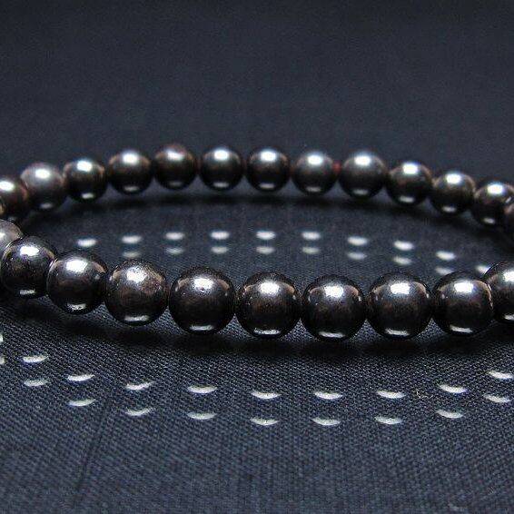 スギライト ブレスレット 7mm ブラックスギライト ブレス 一点物 メール便可 [M便 1/10] 111-45534