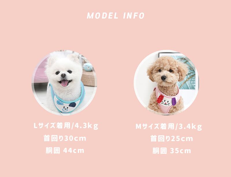 友達ハーネス&リードセット 2color / 犬 犬用 ハーネス 小型犬 中型犬 ドッグウェア ペット用品 胴輪 犬用リュック
