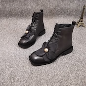 エレガンスを極めたフラワーブーツ A0017