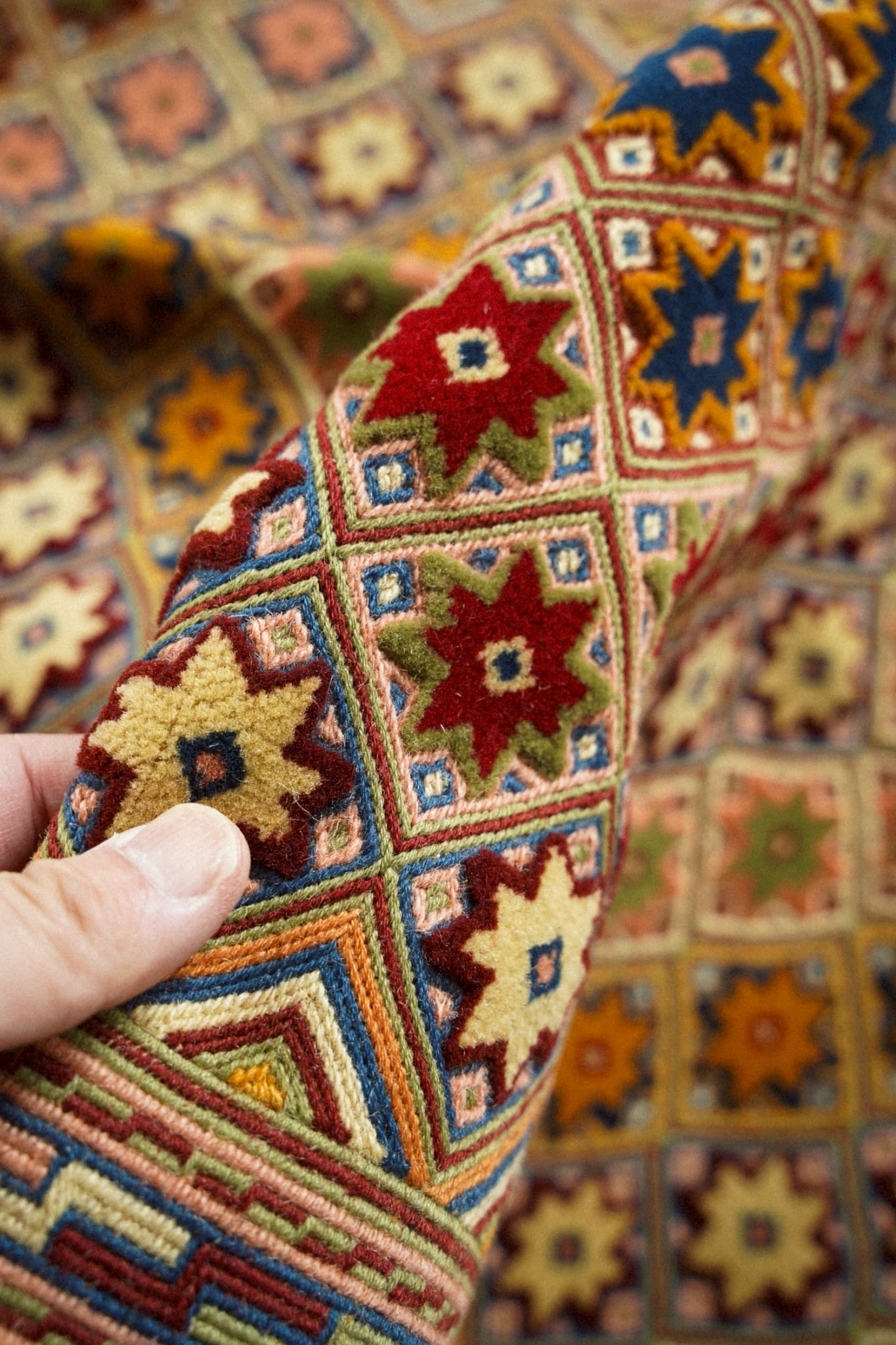1935-Vintage Mashwani rug | 手織りのヴィンテージラグ専門店 | Bahr