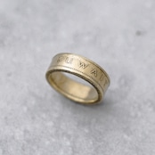 クウェート 1フィルス コインリング|KUWAIT 1FILS COINRING