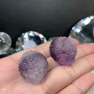 13.可愛いフローライトハリネズミさん☆ペアセット