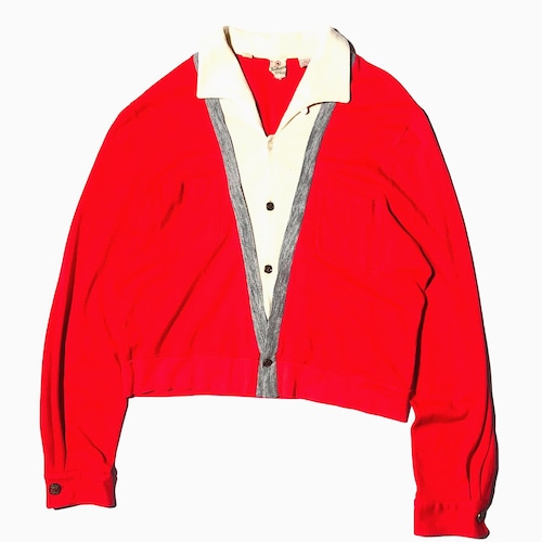 Vintage 60's【Tavelman's】Knit Shirt
