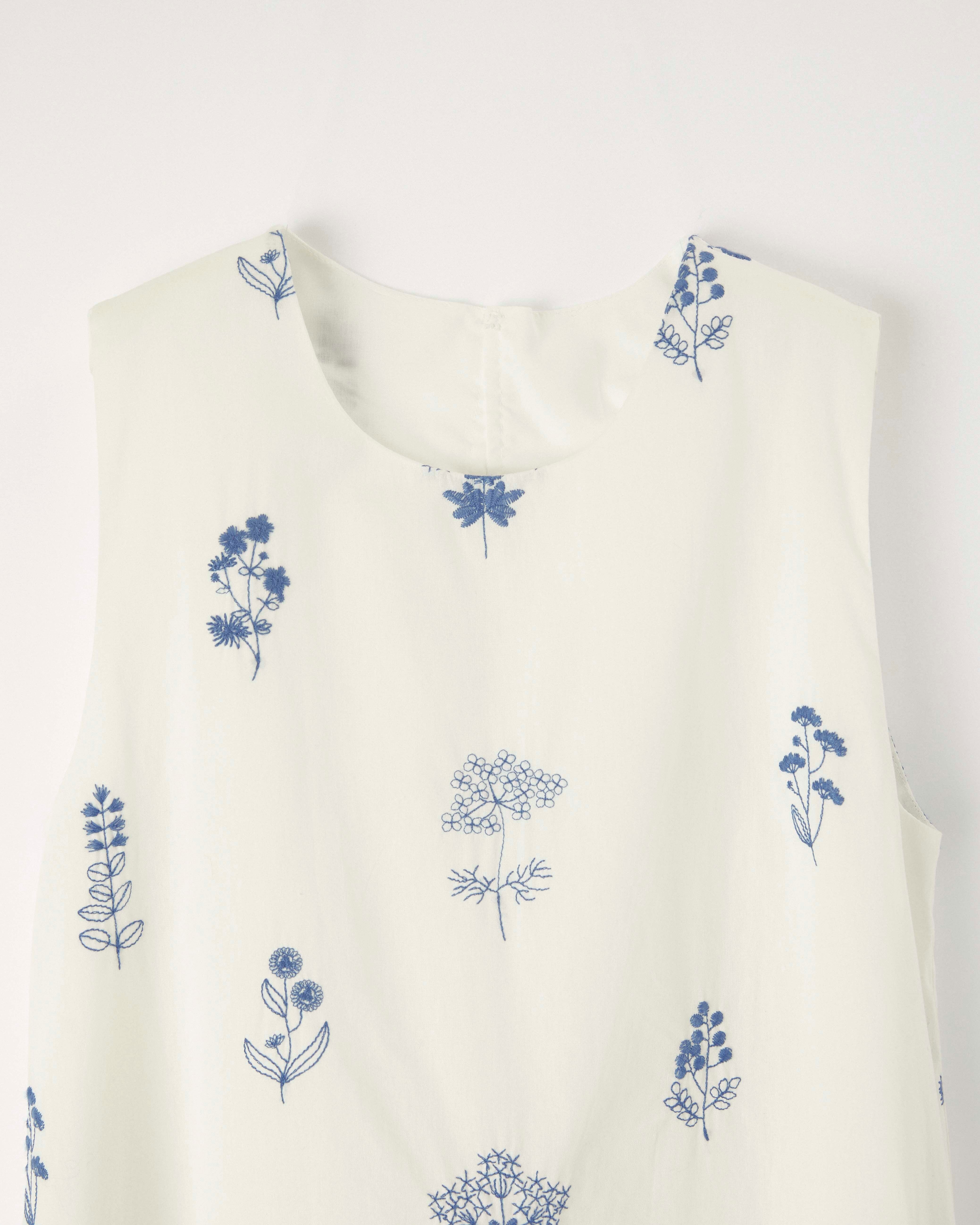 DU250522 Flower Embroidery One Piece 【Tsizeあり】【Re Stock】 | dium.