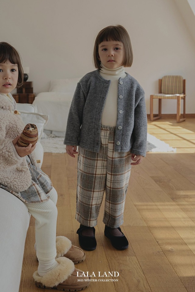 «即納» lalaland muffin check pants