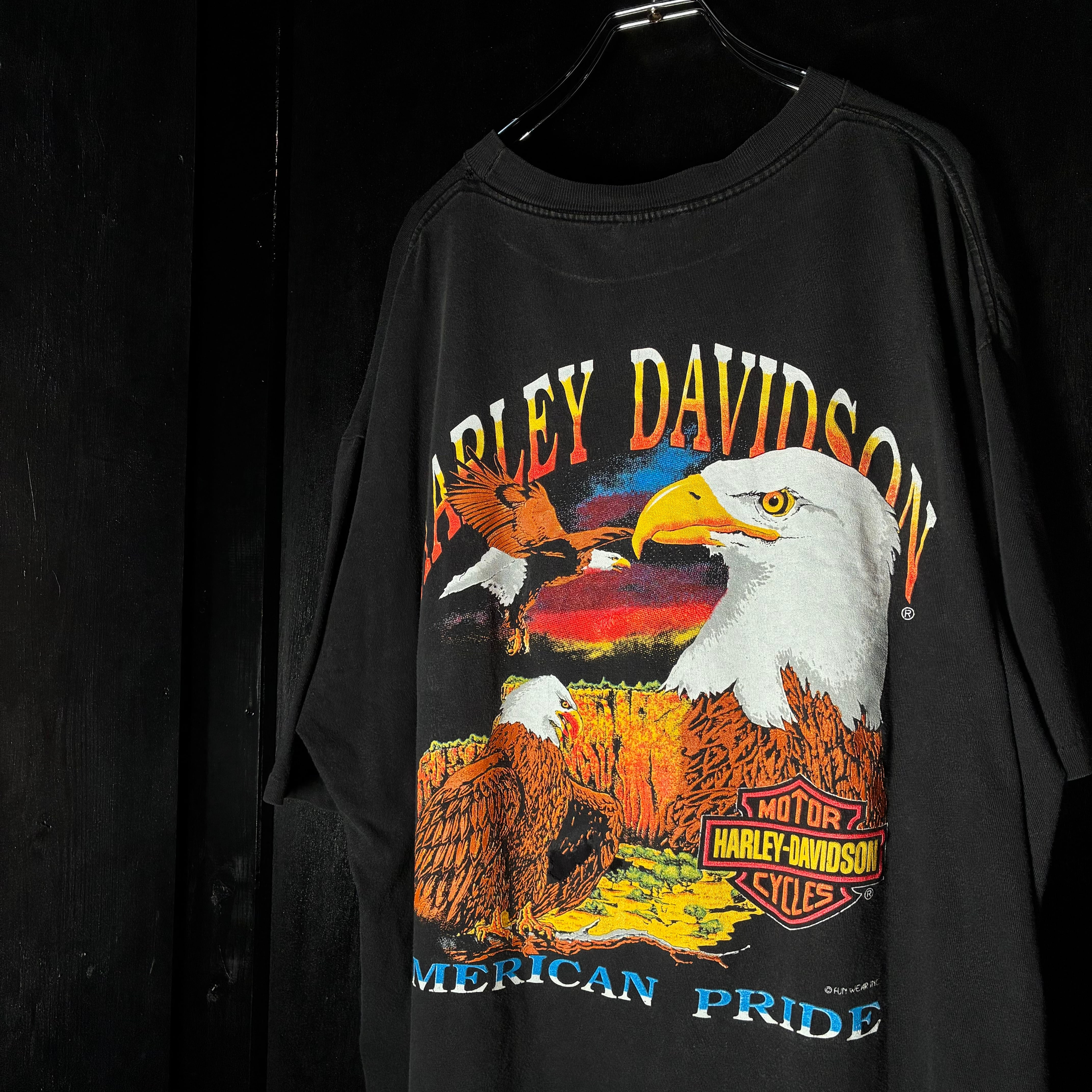 た*で様 ハーレーダビッドソン USA製 ヴィンテージTシャツ 80s〜 USA】Harley-Davidson Vintage Pocket Tee ハーレーダビッドソン