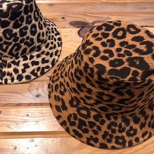 MARIHOJA # Leopard Highcrown Hat