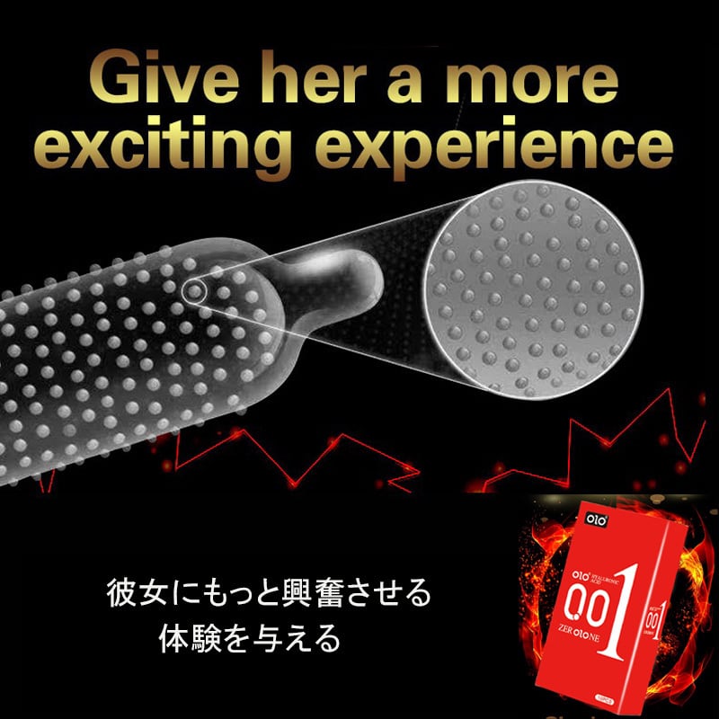 人気OLO コンドーム 0.01mm 30個セット（1パック10個*3）販売