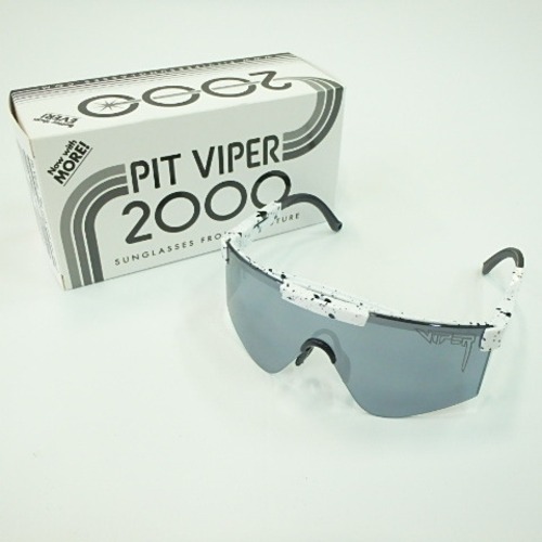 PIT VIPER：THE 2000'S/THE WHITE OUT/Silver Mirror Z87 Rated Lens