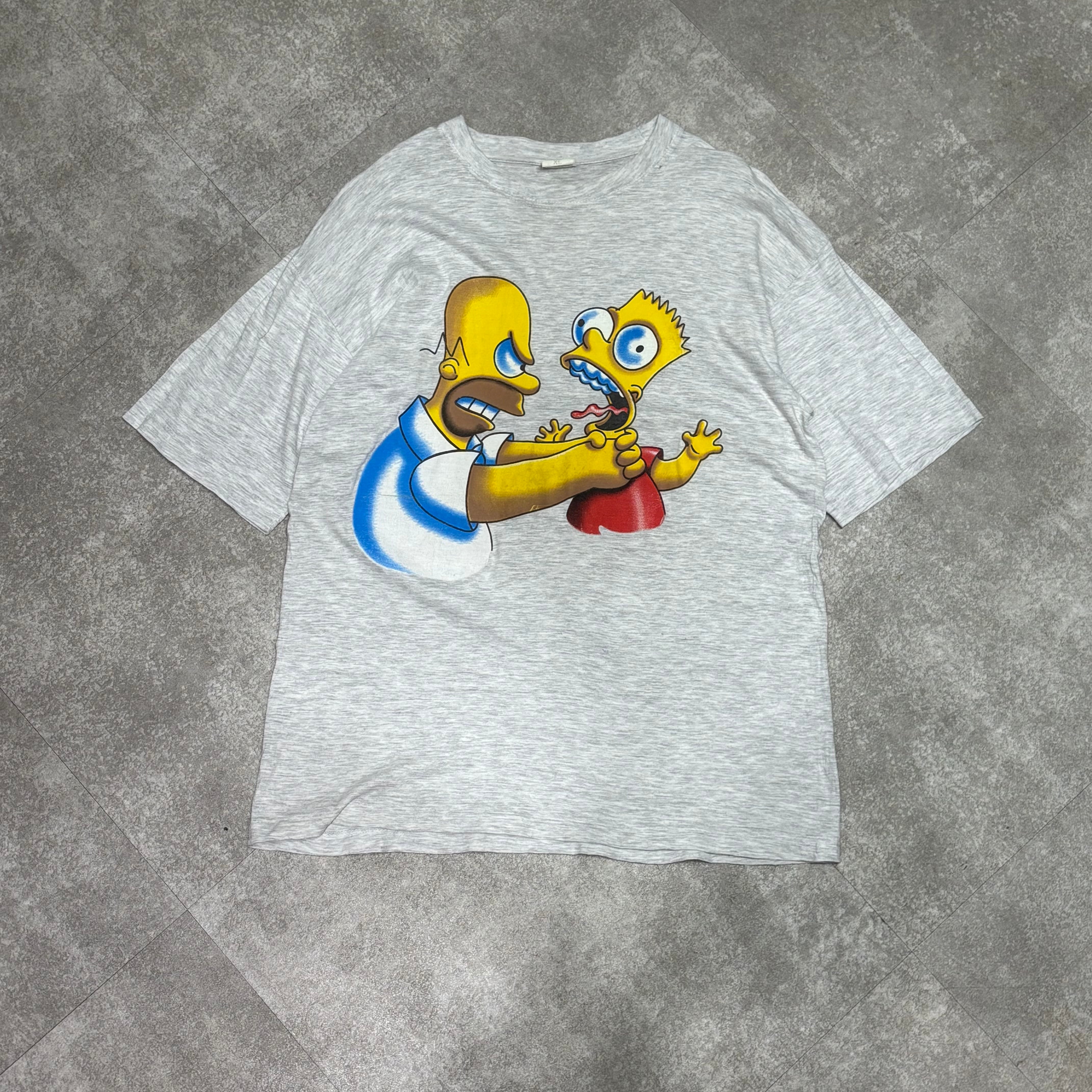 イタリア製　The Simpsons　トップス　USED　11905 デッドストック☆90s イタリア製 THE SIMPSONS シンプソンズ バート