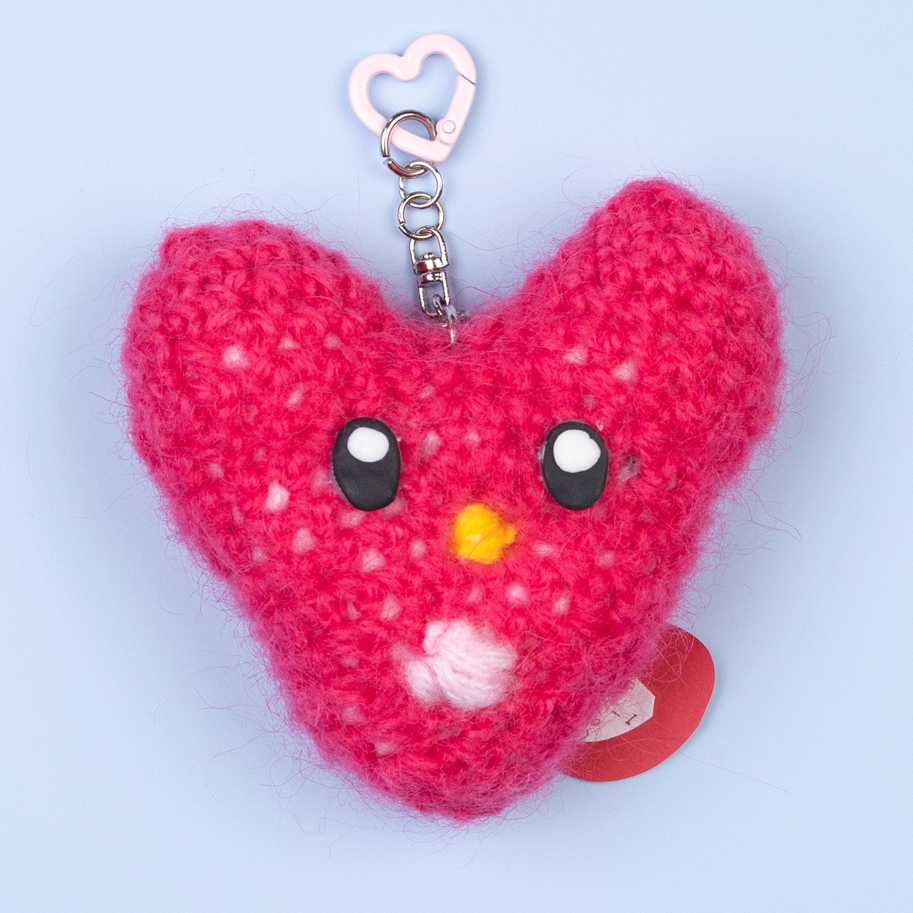 < 未来商店 > あみハートキーホルダー