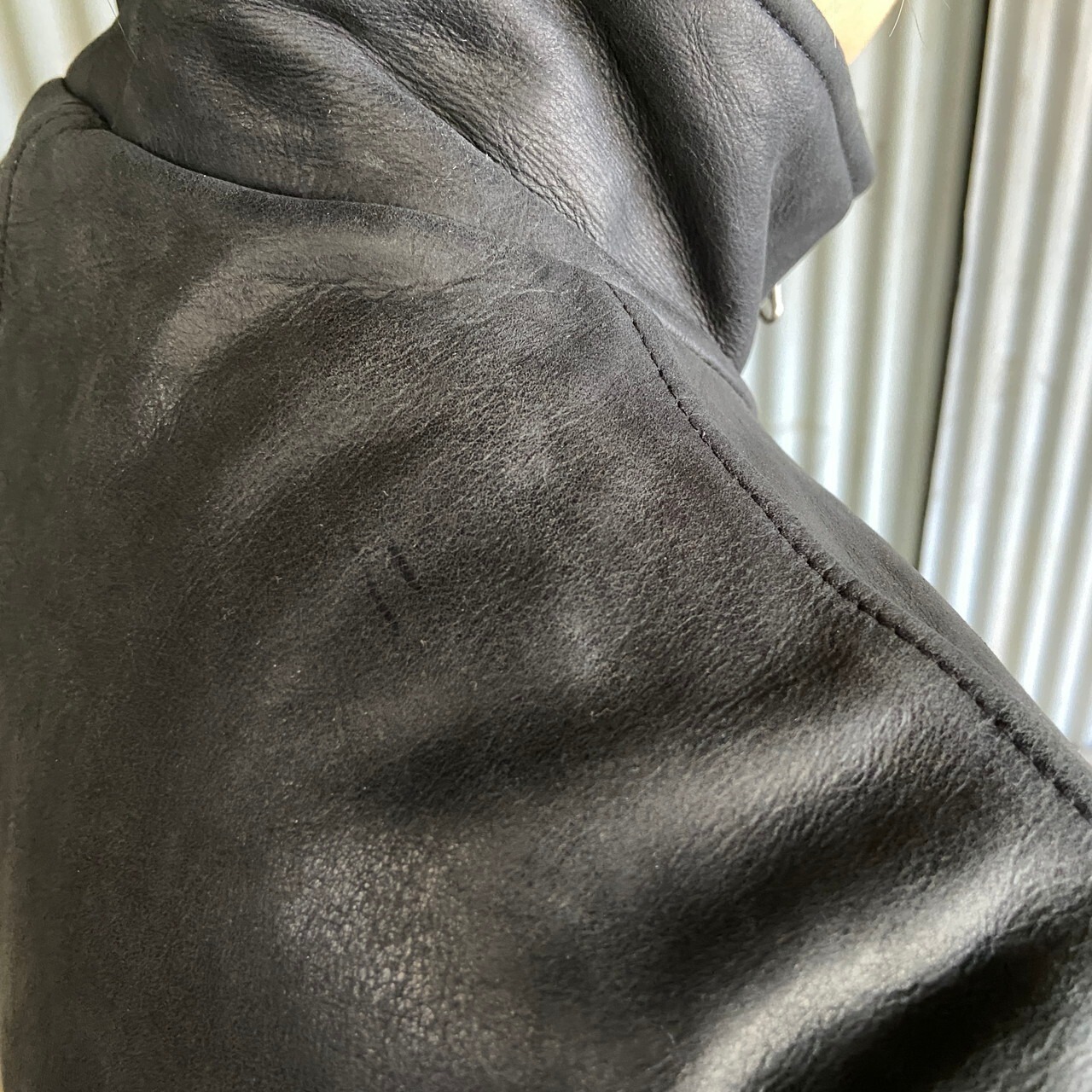 90年代〜 OLD GAP オールドギャップ スタンドカラー シングルレザー 
