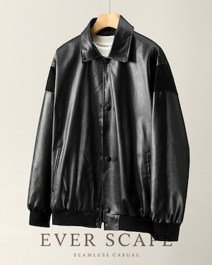 レトロ PUレザージャケット A0049