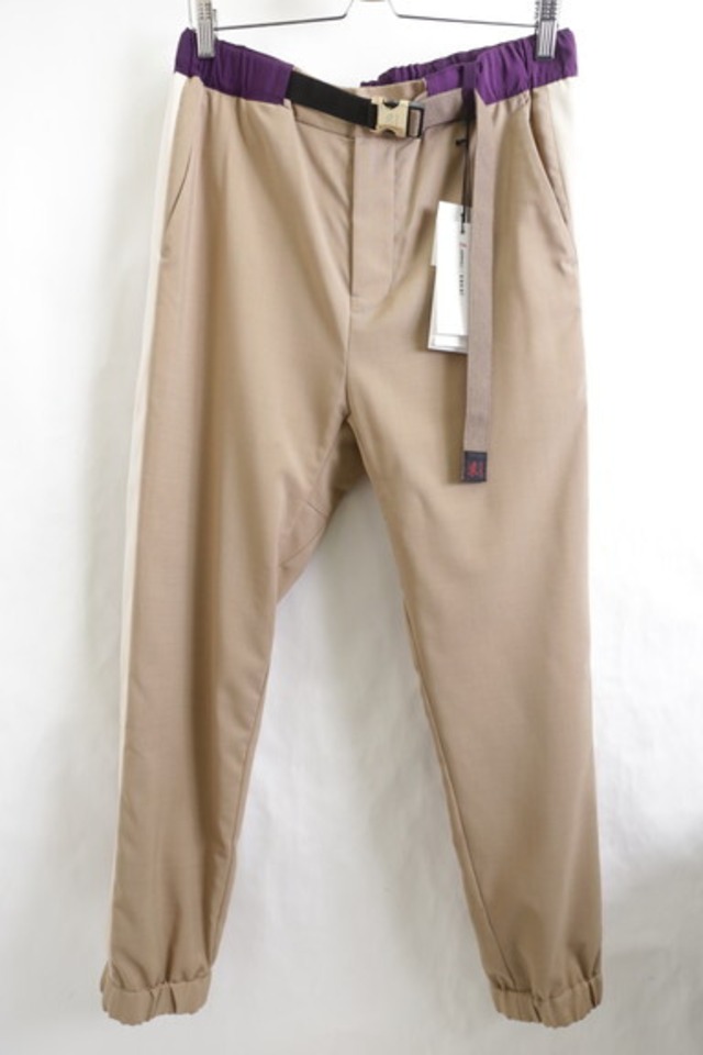 20SS SACAI × GRAMICCI SWITCHING SIDELINE PANT "SUIT" 3 BEIGE 250JF6942