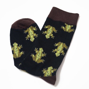 Frog Pattern Socks カエル パターン ソックス