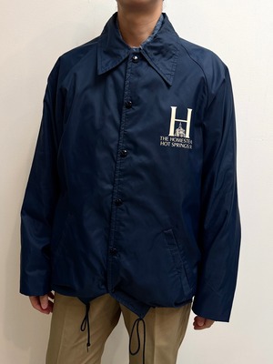 JK16-7 USED COACH JACKET -NAVY-