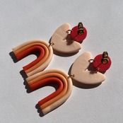 ポリマークレイピアス - 47